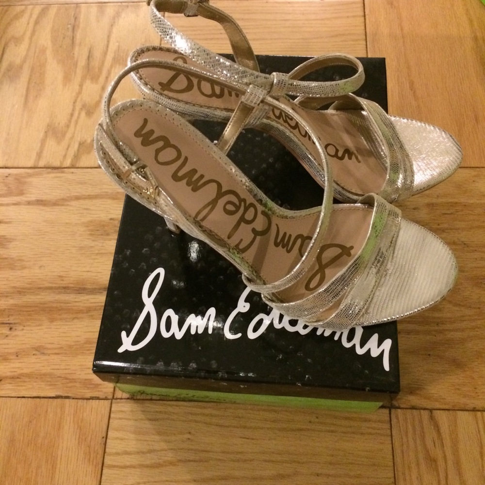 SAM EDELMAN GLITTER SANDAL